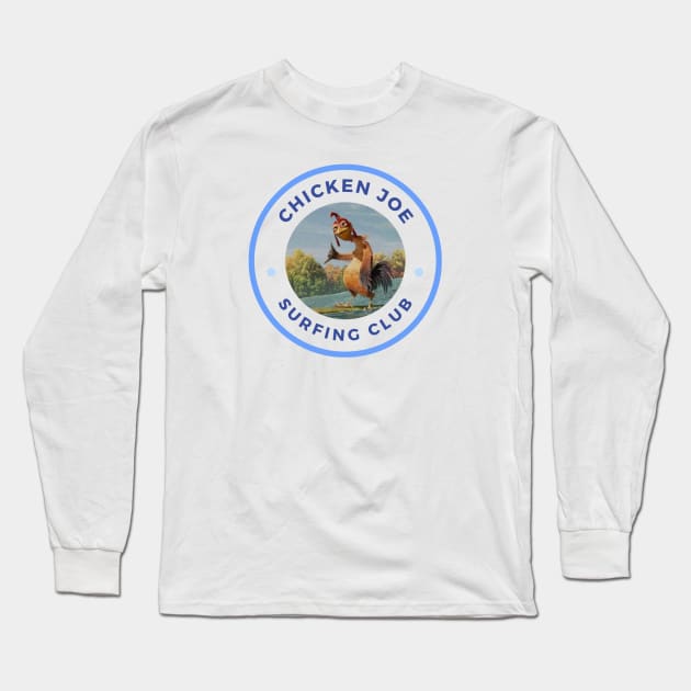 blue chicken  jo surfing club Long Sleeve T-Shirt by PSYCH90